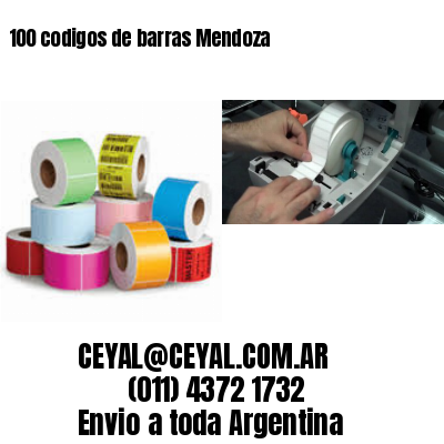 100 codigos de barras Mendoza