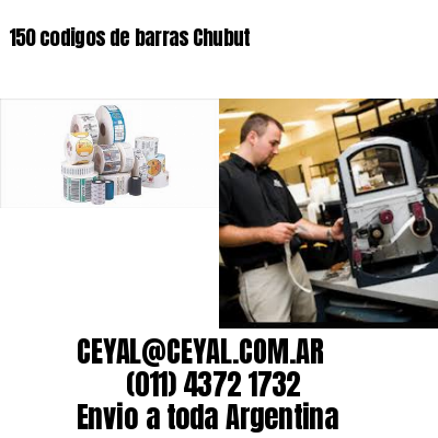 150 codigos de barras Chubut