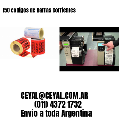 150 codigos de barras Corrientes