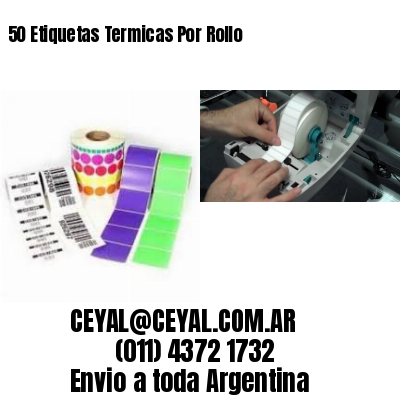 50 Etiquetas Termicas Por Rollo