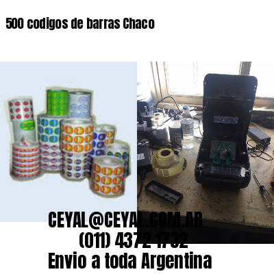 500 codigos de barras Chaco