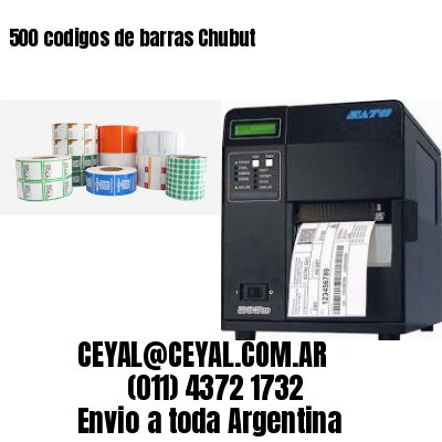 500 codigos de barras Chubut