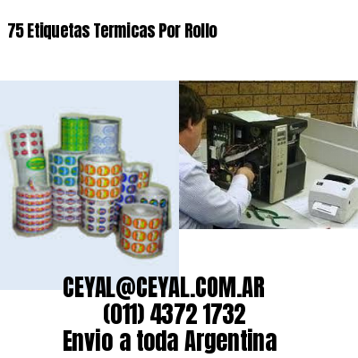 75 Etiquetas Termicas Por Rollo