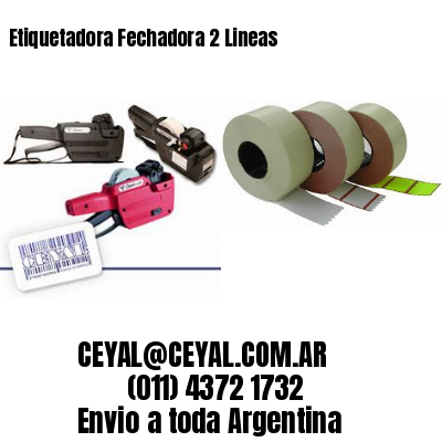 Etiquetadora Fechadora 2 Lineas