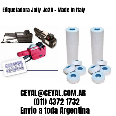 Etiquetadora Jolly Jc20 – Made In Italy