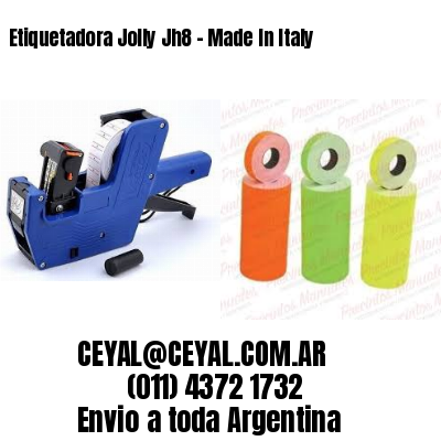 Etiquetadora Jolly Jh8 – Made In Italy