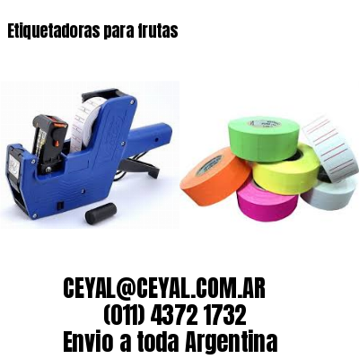 Etiquetadoras para frutas