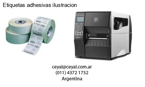 Etiquetas adhesivas ilustracion