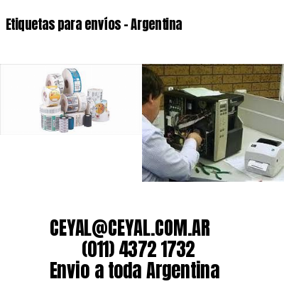 Etiquetas para envíos – Argentina