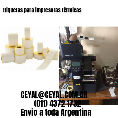 Etiquetas para impresoras térmicas