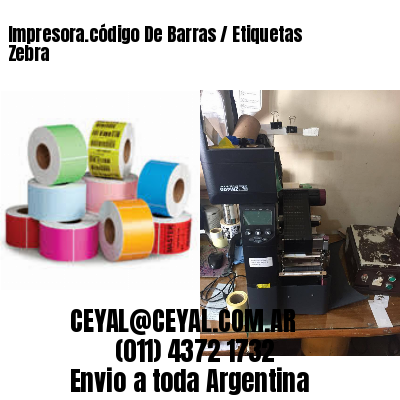 Impresora.código De Barras / Etiquetas Zebra