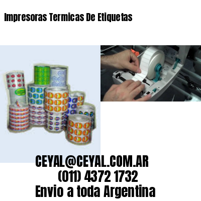 Impresoras Termicas De Etiquetas