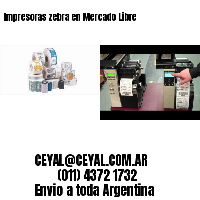 Impresoras zebra en Mercado Libre