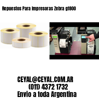 Repuestos Para Impresoras Zebra gt800