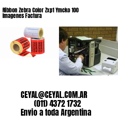 Ribbon Zebra Color Zxp1 Ymcko 100 Imagenes Factura