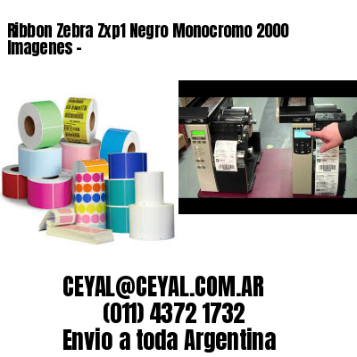 Ribbon Zebra Zxp1 Negro Monocromo 2000 Imagenes –