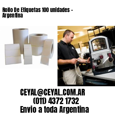 Rollo De Etiquetas 100 unidades – Argentina