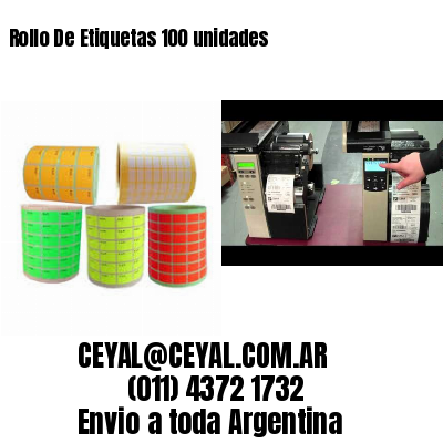 Rollo De Etiquetas 100 unidades
