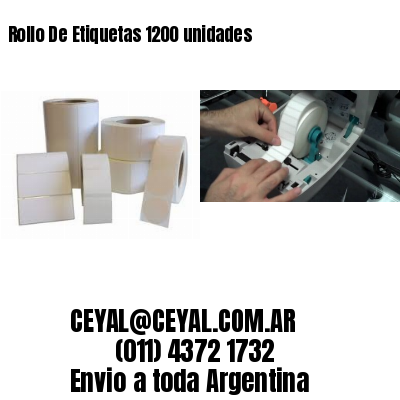 Rollo De Etiquetas 1200 unidades