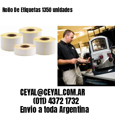 Rollo De Etiquetas 1350 unidades