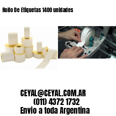 Rollo De Etiquetas 1400 unidades