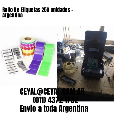 Rollo De Etiquetas 250 unidades – Argentina