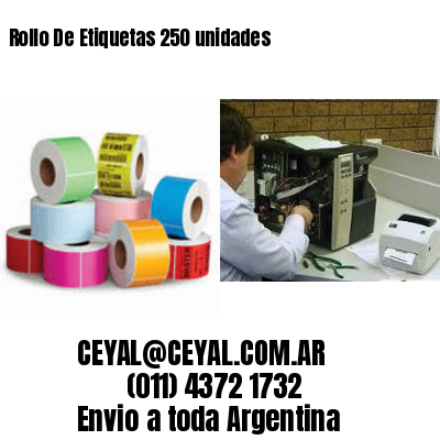 Rollo De Etiquetas 250 unidades