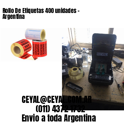 Rollo De Etiquetas 400 unidades – Argentina