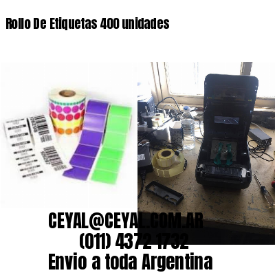 Rollo De Etiquetas 400 unidades