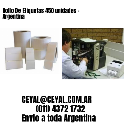 Rollo De Etiquetas 450 unidades – Argentina