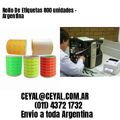 Rollo De Etiquetas 800 unidades – Argentina