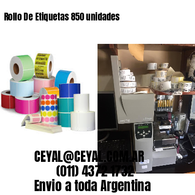 Rollo De Etiquetas 850 unidades
