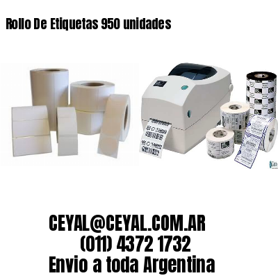 Rollo De Etiquetas 950 unidades