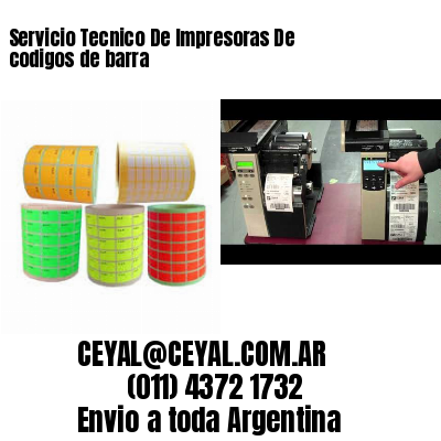 Servicio Tecnico De Impresoras De codigos de barra