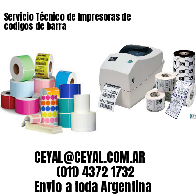Servicio Técnico de Impresoras de codigos de barra