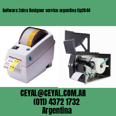 Software Zebra Designer service argentina tlp2844