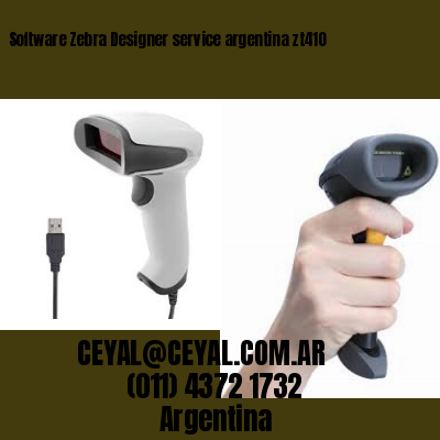 Software Zebra Designer service argentina zt410