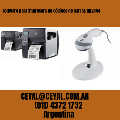 Software para impresora de códigos de barras tlp2844