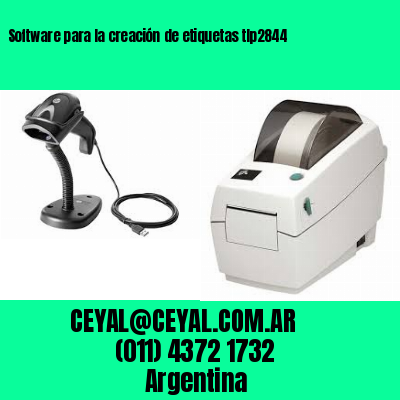 Software para la creación de etiquetas tlp2844