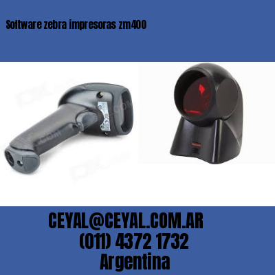 Software zebra impresoras zm400