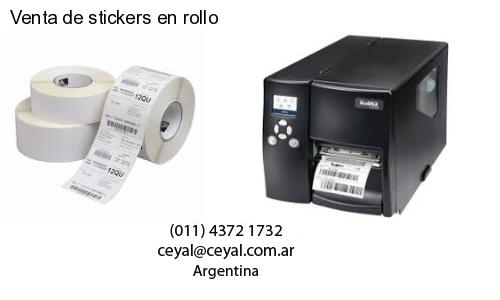 Venta de stickers en rollo