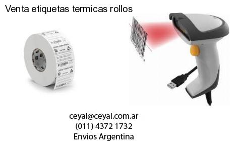 Venta etiquetas termicas rollos