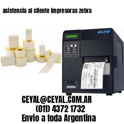 asistencia al cliente impresoras zebra