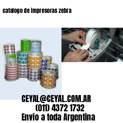 catalogo de impresoras zebra