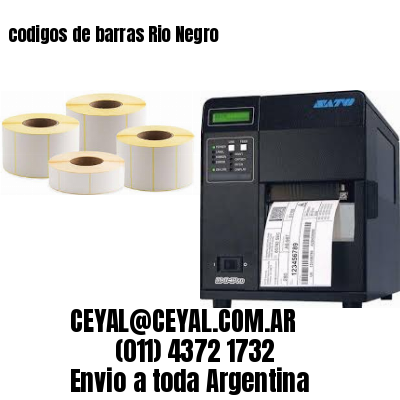 codigos de barras Rio Negro