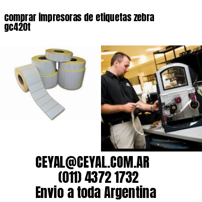 comprar impresoras de etiquetas zebra gc420t
