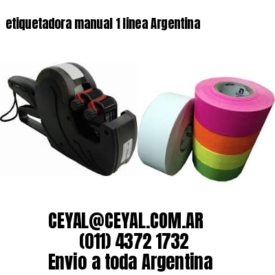 etiquetadora manual 1 linea Argentina