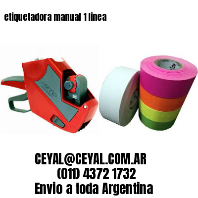 etiquetadora manual 1 linea