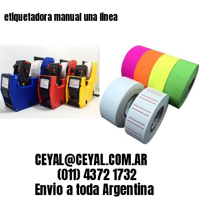 etiquetadora manual una linea