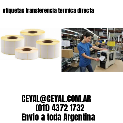 etiquetas transferencia termica directa